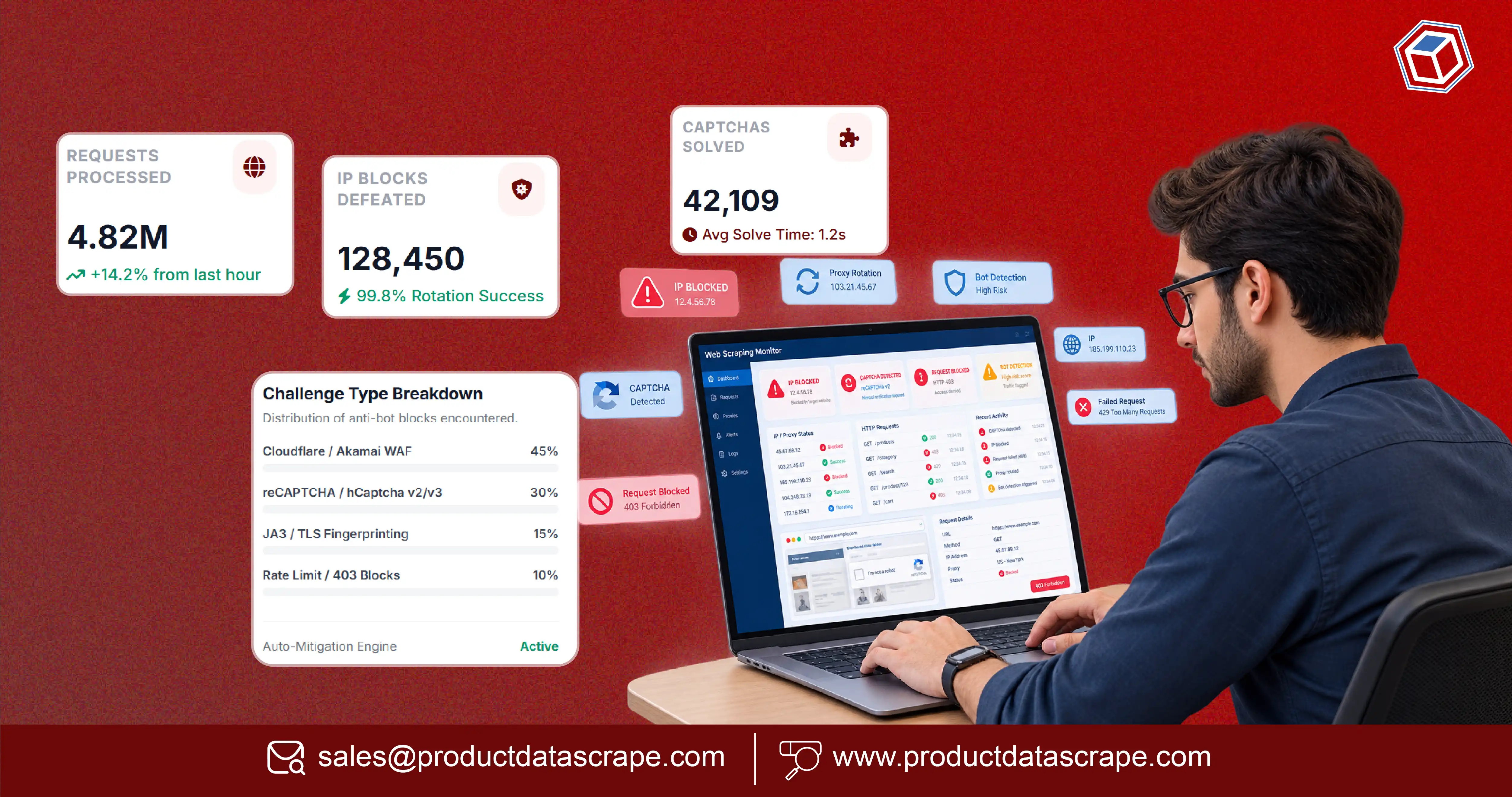 How Brands Overcome IP Blocks, CAPTCHAs & Data Collection Disruptions with Anti-Bot Protection for Marketplace Scraping